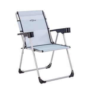 Turkuaz Katlanabilir Bardaklıklı  Kamp Sandalyesi | Dayanıklı ve Rahat Kamp Koltuğu
