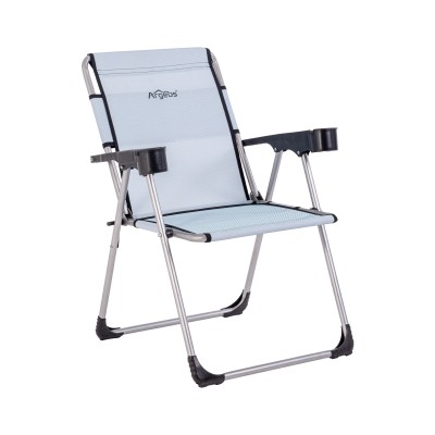 Turkuaz Katlanabilir Bardaklıklı  Kamp Sandalyesi | Dayanıklı ve Rahat Kamp Koltuğu