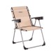 Bej Katlanabilir Kamp Sandalyesi | Dayanıklı ,Bardaklıklı ve Rahat Kamp Koltuğu