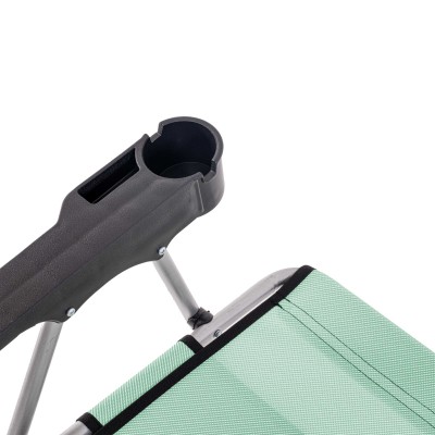 Su Yeşili  Katlanabilir Bardaklıklı  Kamp Sandalyesi | Dayanıklı ve Rahat Kamp Koltuğu