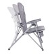 Ayarlanabilir Gri Katlanabilir Kamp Sandalyesi | Ergonomik ve Dayanıklı Model