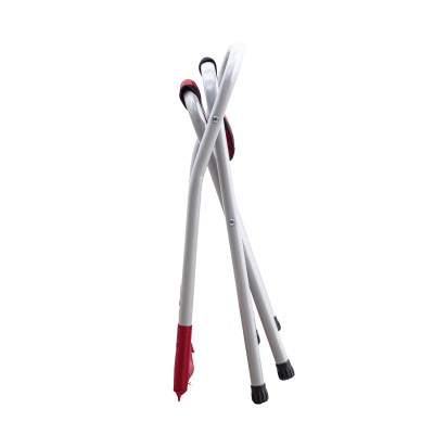 Katlanabilir Kamp Sandalyesi Kırmızı Sırt Destekli Hafif