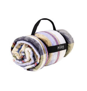 Peluş Polar Televizyon Battaniyesi - Haki Ekose - TV Battaniye - Acil Durum Battaniyesi - 200*180cm