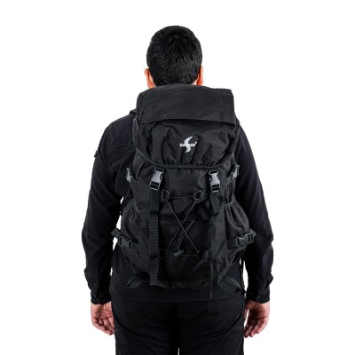 Savage Ventura 75 Litre | Dayanıklı 75L Kamp & Trekking Sırt Çantası Siyah 