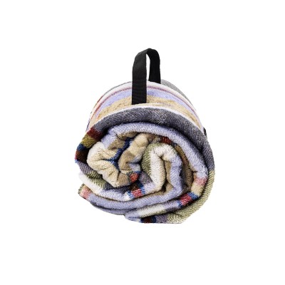 Haki-Ekose Çift Taraflı Polar Piknik ve Kamp Örtüsü 215×150 cm