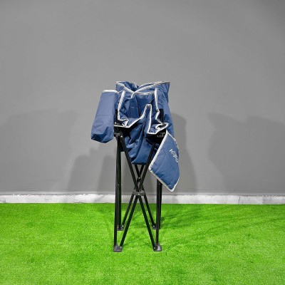 Geniş Oturumlu Katlanabilir Kamp Sandalyesi | Rahat Taşınabilir Koltuk-Lacivert 