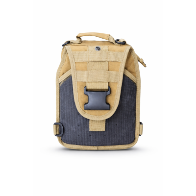 Çok Amaçlı Taktik Omuz Çantası - Bej renk