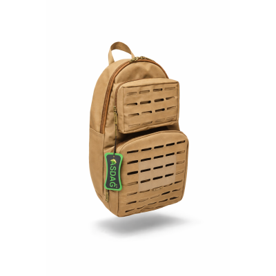 Çok Amaçlı Taktik Sırt Çantası Lazer Kesim 15 Litre Bej