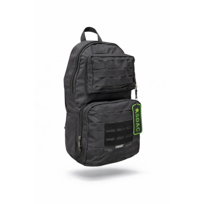 Çok Amaçlı Taktik Sırt Çantası Lazer Kesim 15 Litre Siyah