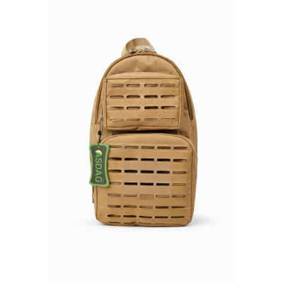 Çok Amaçlı Taktik Sırt Çantası Lazer Kesim 15 Litre Bej