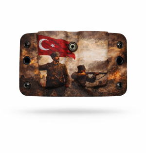 Kydex 9 mm Çiftli Şarjör Kılıfı ARTWORK | Dayanıklı ve Hızlı Taşıma
