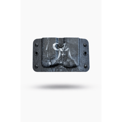 Kydex 9 mm Çiftli Şarjör Kılıfı ARTWORK | Dayanıklı ve Hızlı Taşıma